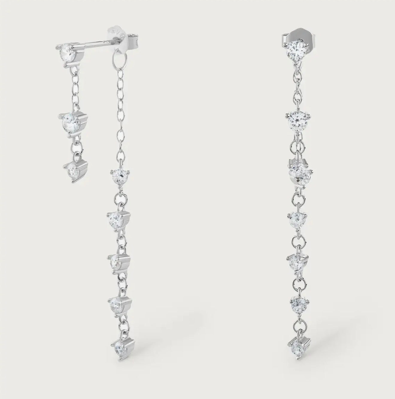 Lune Cascade Drop Earrings
