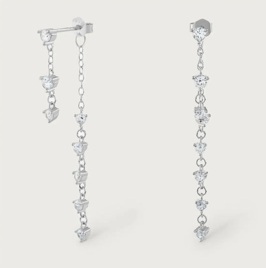 Lune Cascade Drop Earrings